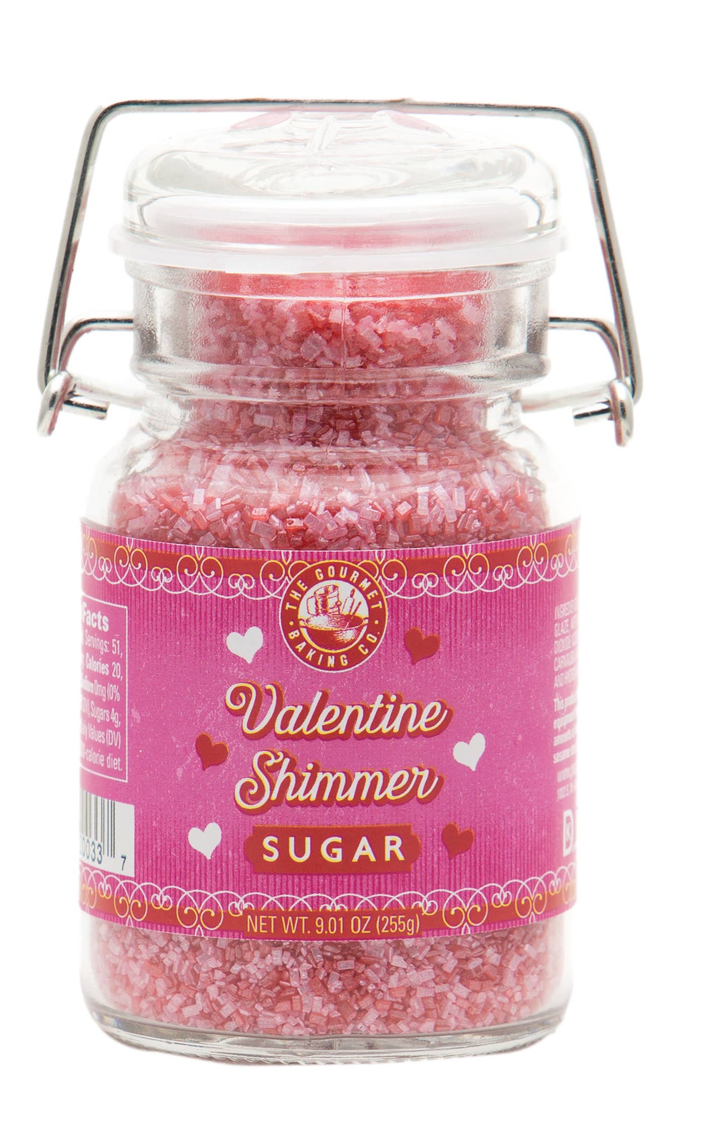 Pepper Creek Farms - Wholesale Sugar/Sweetener - Valentine's Shimmer Sugar 9.1 Oz.0
