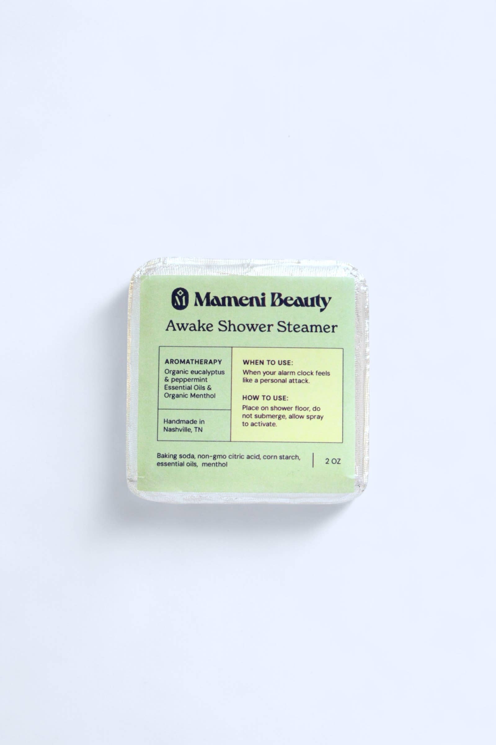 Mameni Beauty - Wholesale Shower Steamer/Bomb - Awake Shower Steamer Singles1