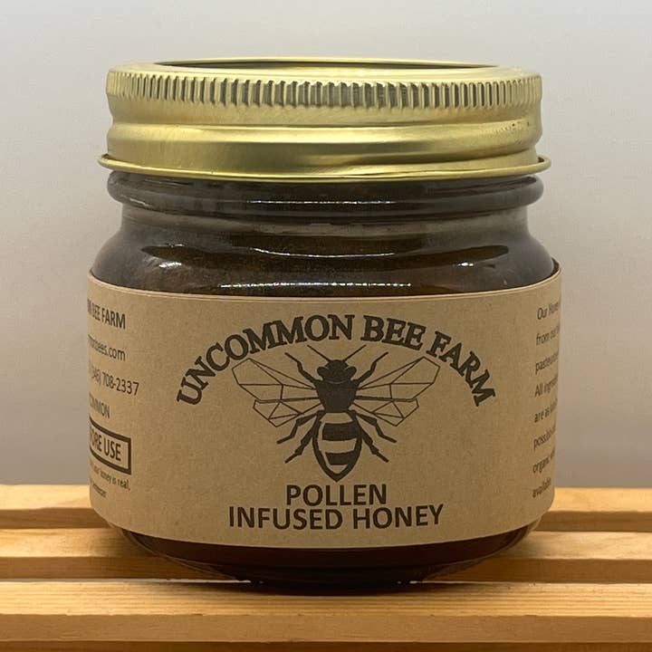 Pollen Infused Honey for wholesale by Uncommon Bees