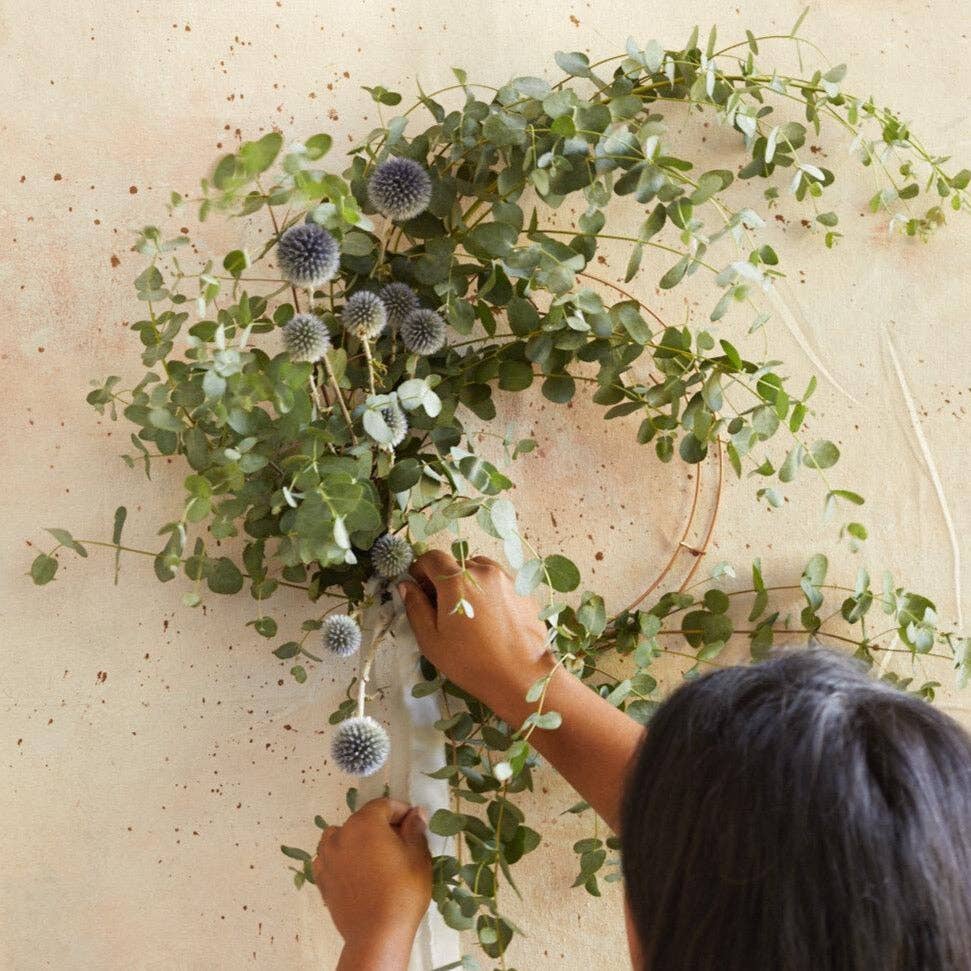 The Floral Society - Wholesale Wreath - Copper Wreath Form1