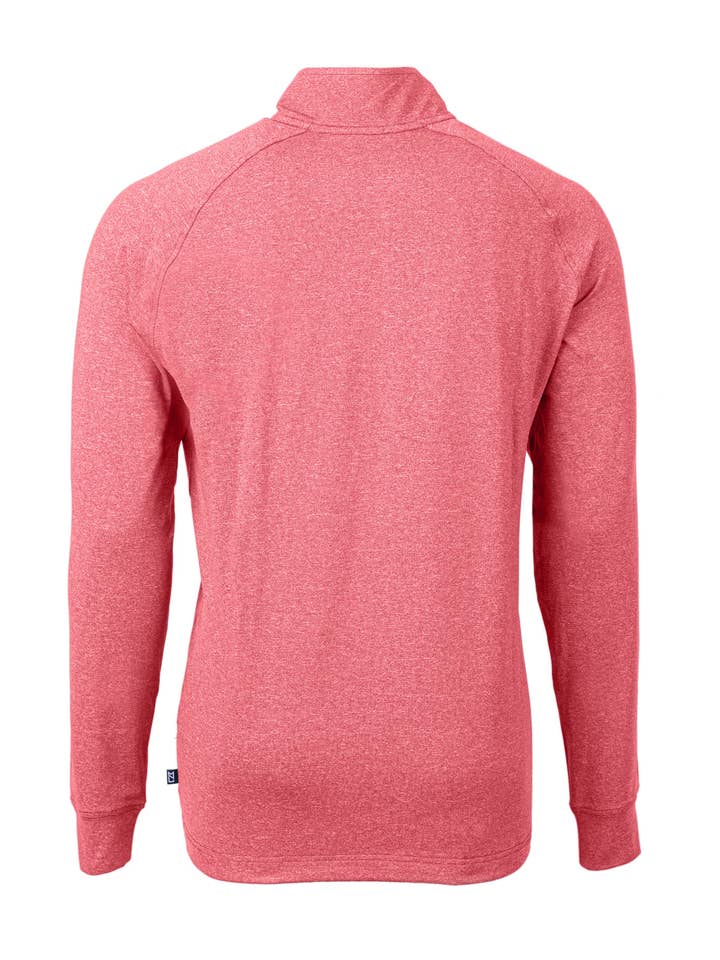 Cutter & Buck - Wholesale Sweatshirt - Men's - Cutter & Buck Adapt Eco Knit Heather Mens 1/4 Zip Pullover
