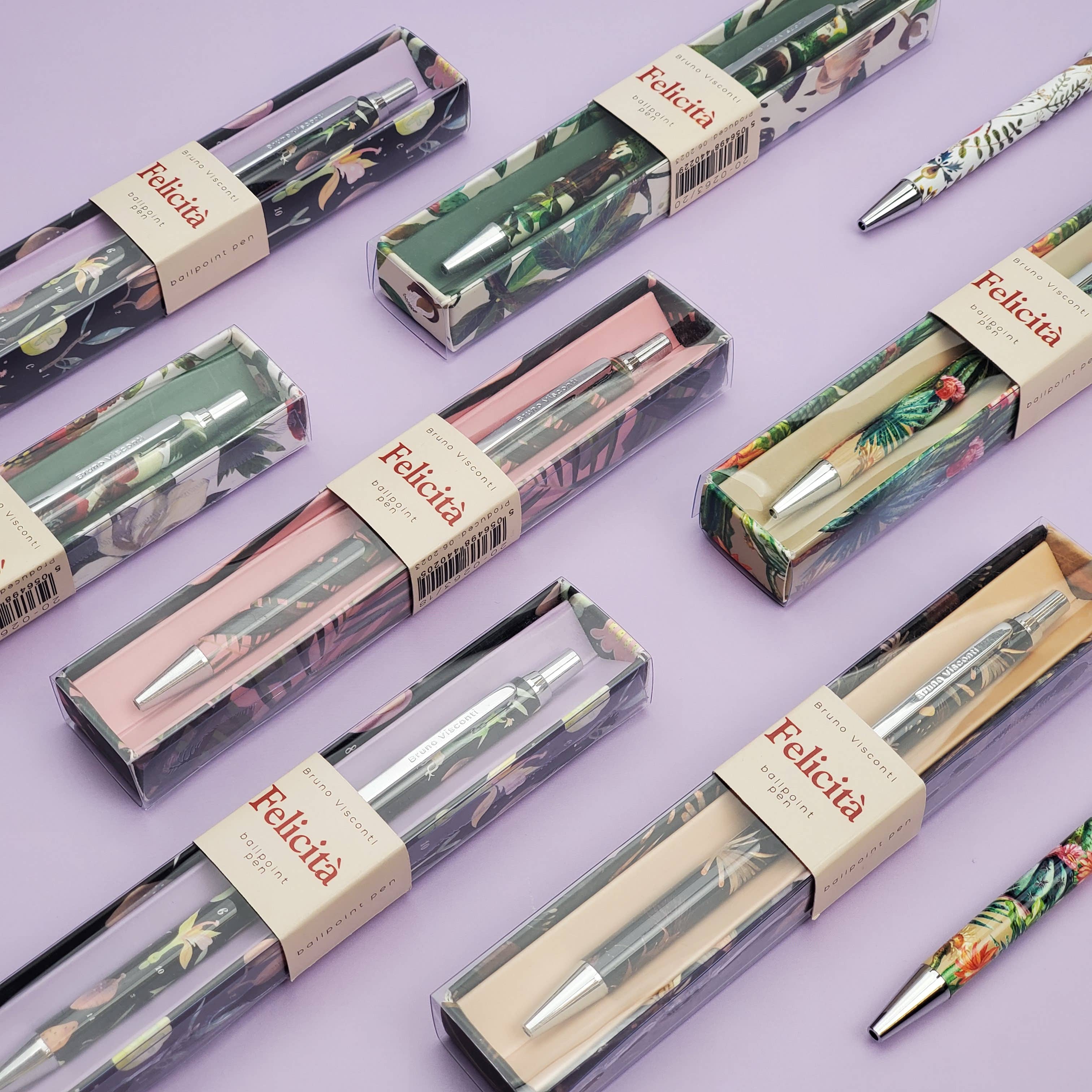 BV by Bruno Visconti - Vente Stylos - Stylo à bille Felicita Night Flowers25