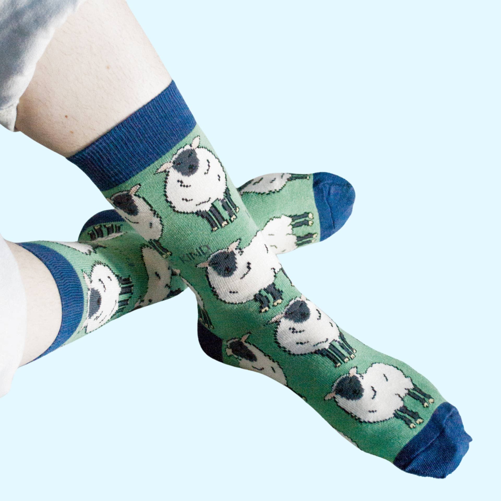 Bare Kind Socks - Wholesale Socks - Unisex - Sheep Socks | Bamboo Socks | Green Socks | Farm Socks5
