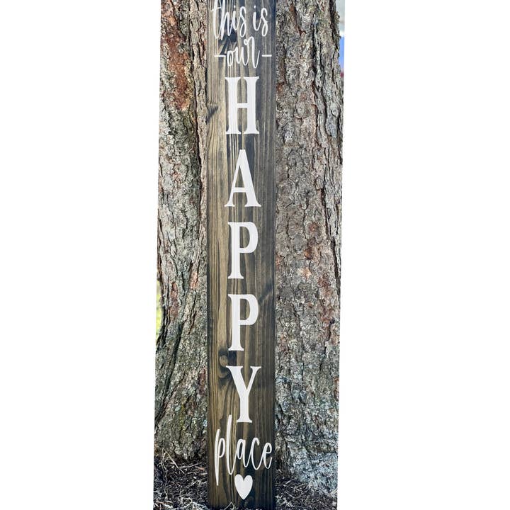 Este É o Nosso Lugar Feliz - Sinal Alpendre por atacado de Plain&Simple Decor