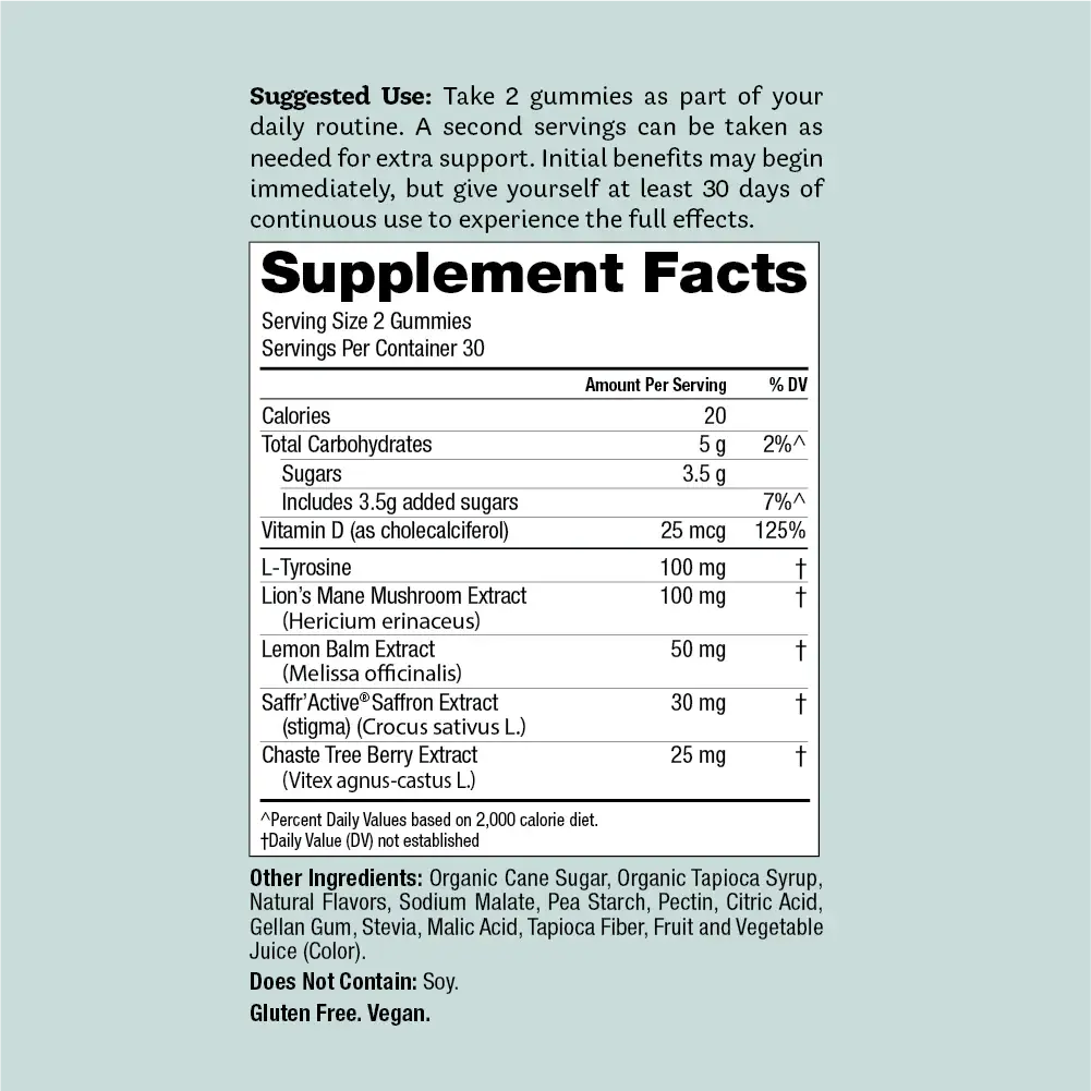 Winged – Suplemento/vitamina oral por atacado – Gomas Felizes para Melhorar o Humor5