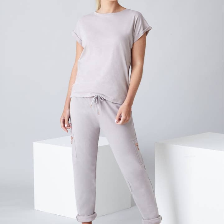 Doven – wholesale Lounge Sweatpants/jogging bottoms – Women's – Helvi Combat Joggers - Clay2