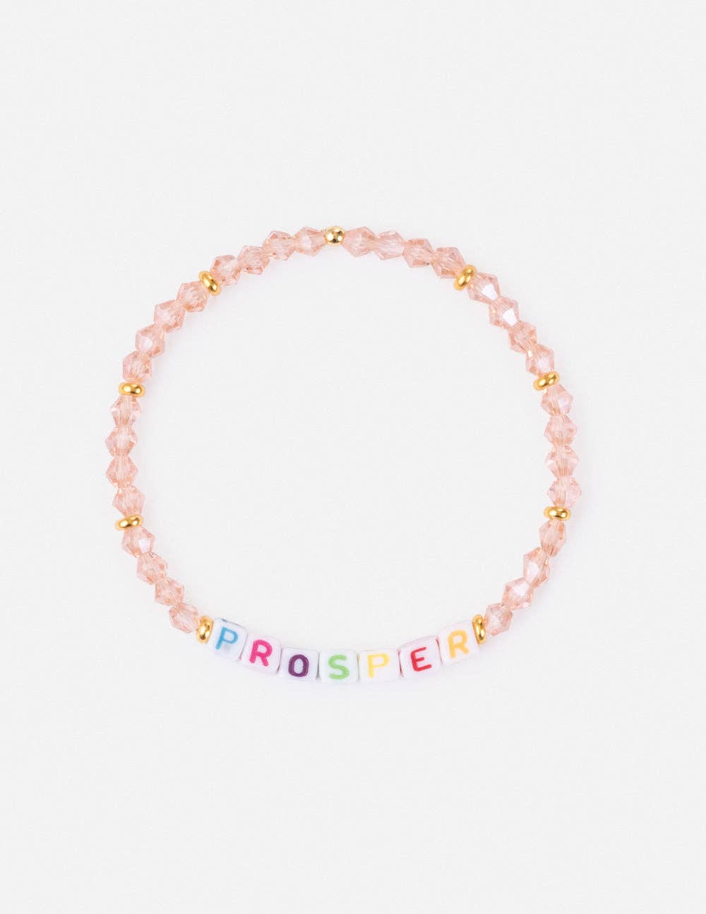 Naomi's Happy Place Shop - Wholesale Beaded Bracelet - Prosper Letter Bracelet
