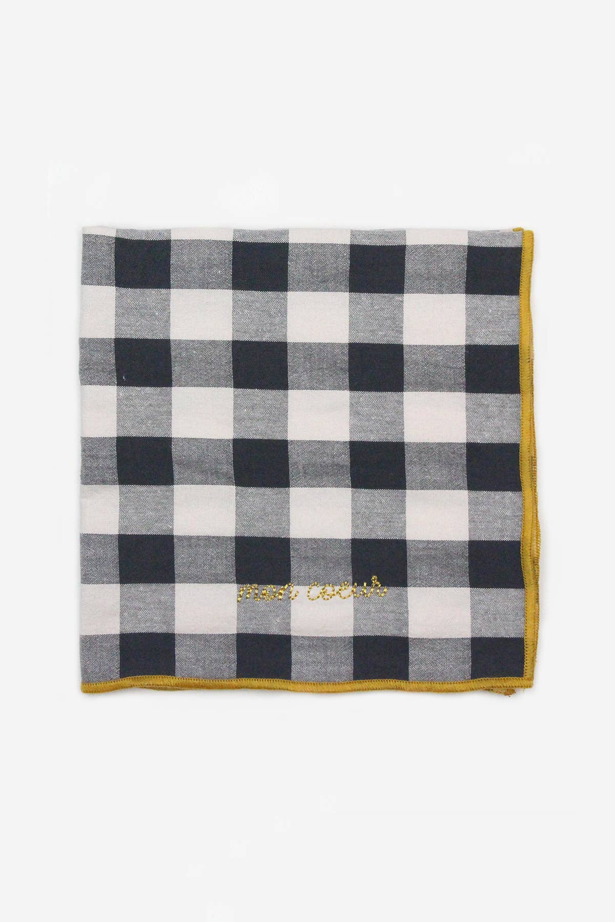 BARNABÉ AIME LE CAFÉ - Wholesale Dinner & Cloth Napkin - Gichy plaid and embroidery napkins19