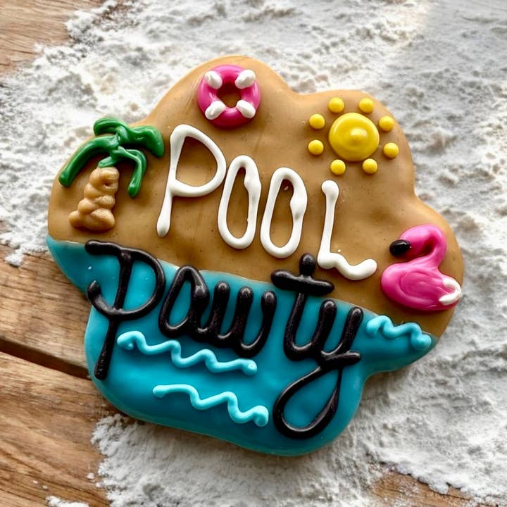 Summer PAWTY Paw dog treats for wholesale by YumYum4DOGS