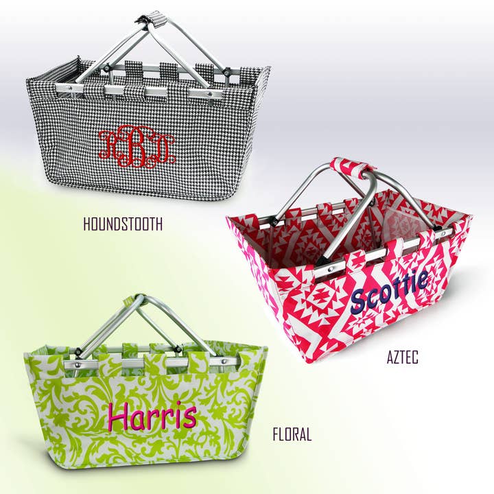 K100 | GROTE MARKTTAS - BEDRUKT voor wholesale door RED TO PURPLE LLC