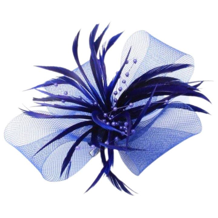 Topkids Accessories - Venta al por mayor Tocado - Mujer - Pinzas para el pelo con forma de flor, gorro de boda, pinza para el pelo, gorro Royal Ascot, con clip o diadema, diadema para niñas, mujeres