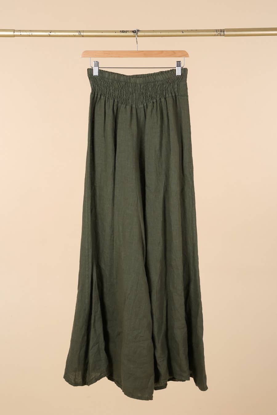 la maison des fibres naturelles - Wholesale Pants - Women's - Flared linen trousers 66031 100%LINEN15