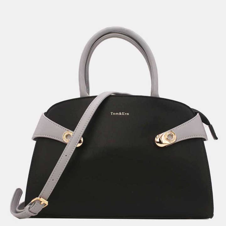 Tom&Eva (F.D.M diffusion) - Wholesale Top Handle Bag - Women's - Women's Bicolour Handbag 23B-5829