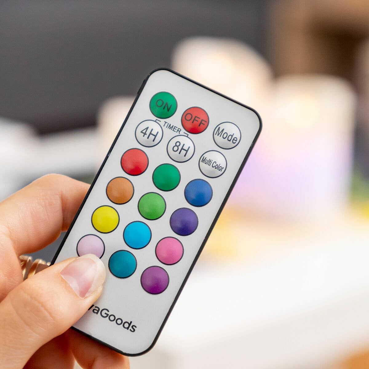 InnovaGoods – wholesale Flamlöst ljus – Lendles InnovaGoods LED-ljus med flammigt färgeffekt och fjärrkontroll, 3-pack7