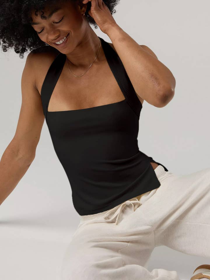 Marayn - Wholesale Tank top – Women′s - Y2K Summer Chic Sleeveless Crop Top4