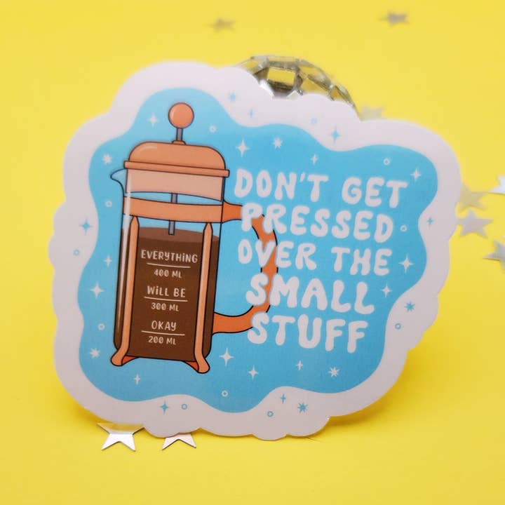 Kaffeklistermärke för mental hälsa hydroflaskplanerare för wholesale av Luxe Trauma