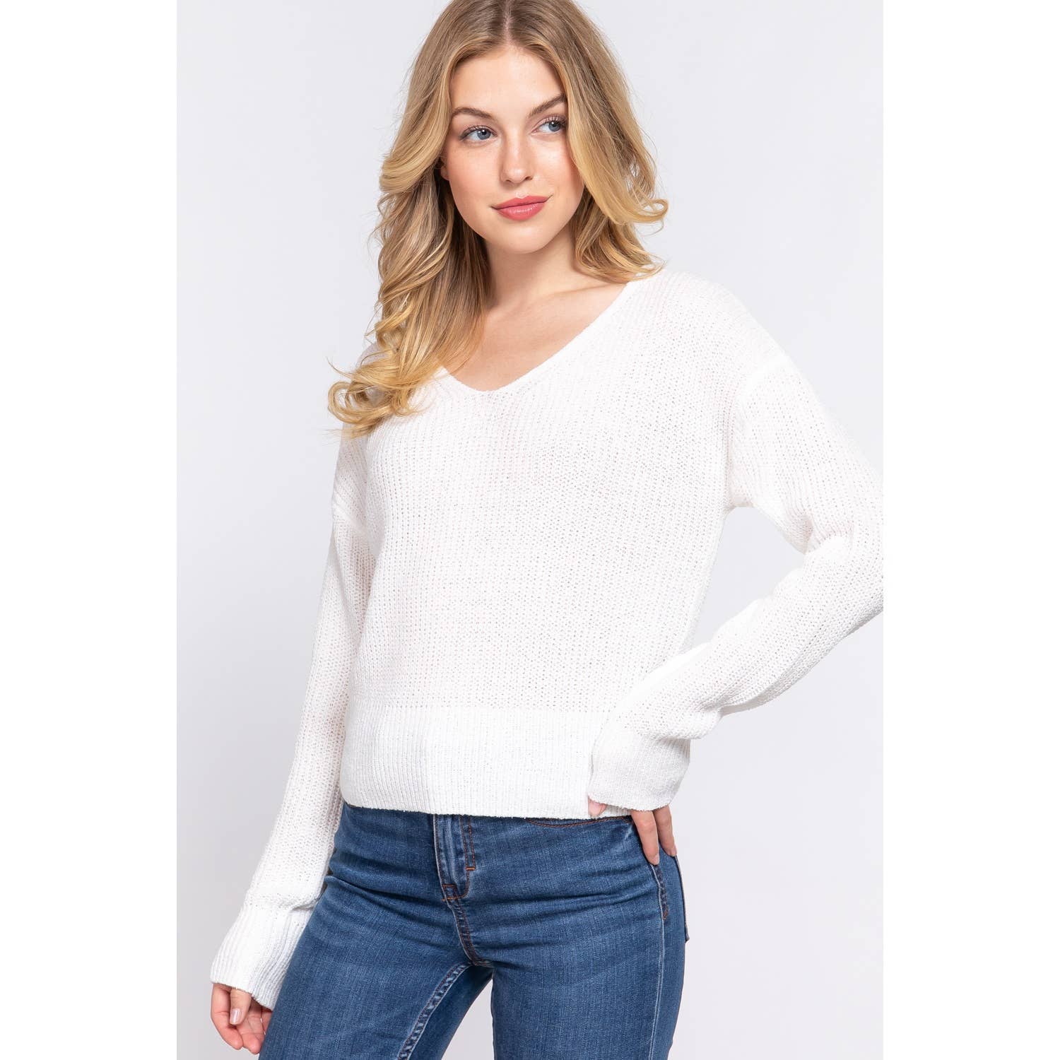 Apolline – Engroshandel Pullover - Dame – DOLMAN SLV STRAPPY TRØJE MED ÅBEN RYG11