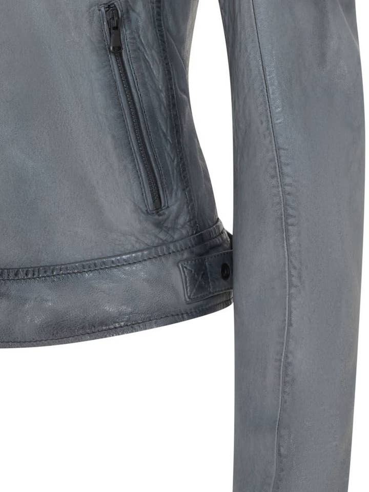 Infinity Leather (Upperclass Fashions Ltd) – wholesale Leather jacket – Women′s – Womens Retro Quilted Leather Biker Jacket - Horten