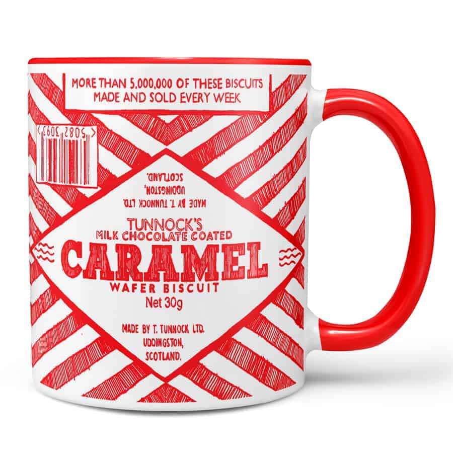 Gillian Kyle - Wholesale Coffee Mug - Caramel Wafer Wrapper Chunky Mug3