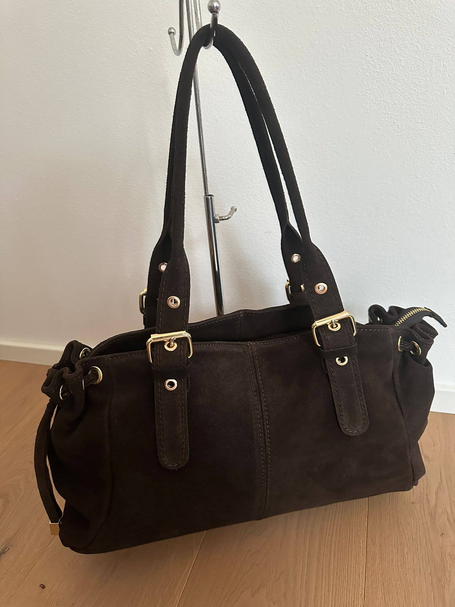 Zhade - Wholesale Schoudertas - Dames - ISABEL groot - suède8