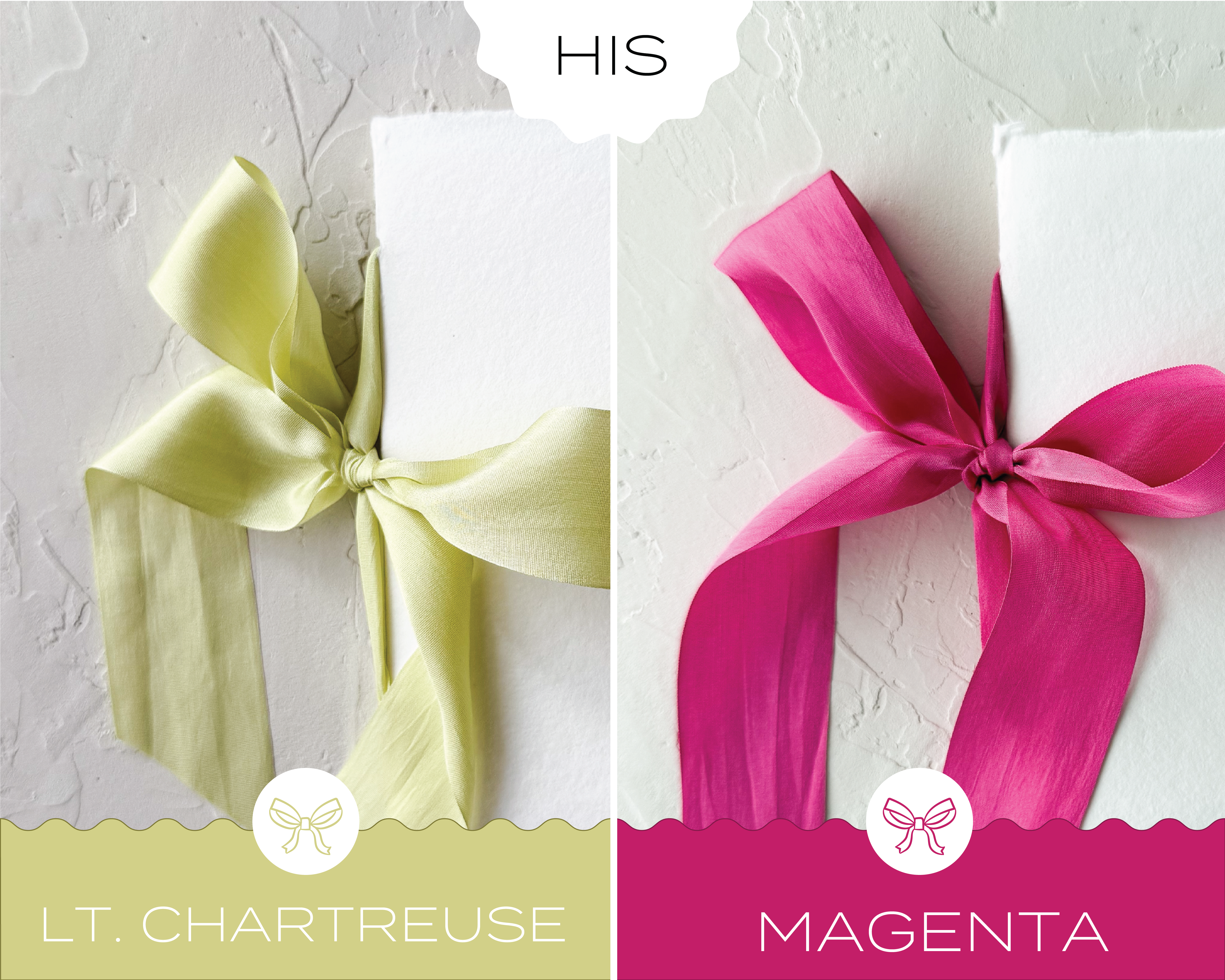 Knapp Design Co. - Wholesale Journal/Diary - HIS Wedding Vow Booklet - White handmade paper w/silk ribbon6