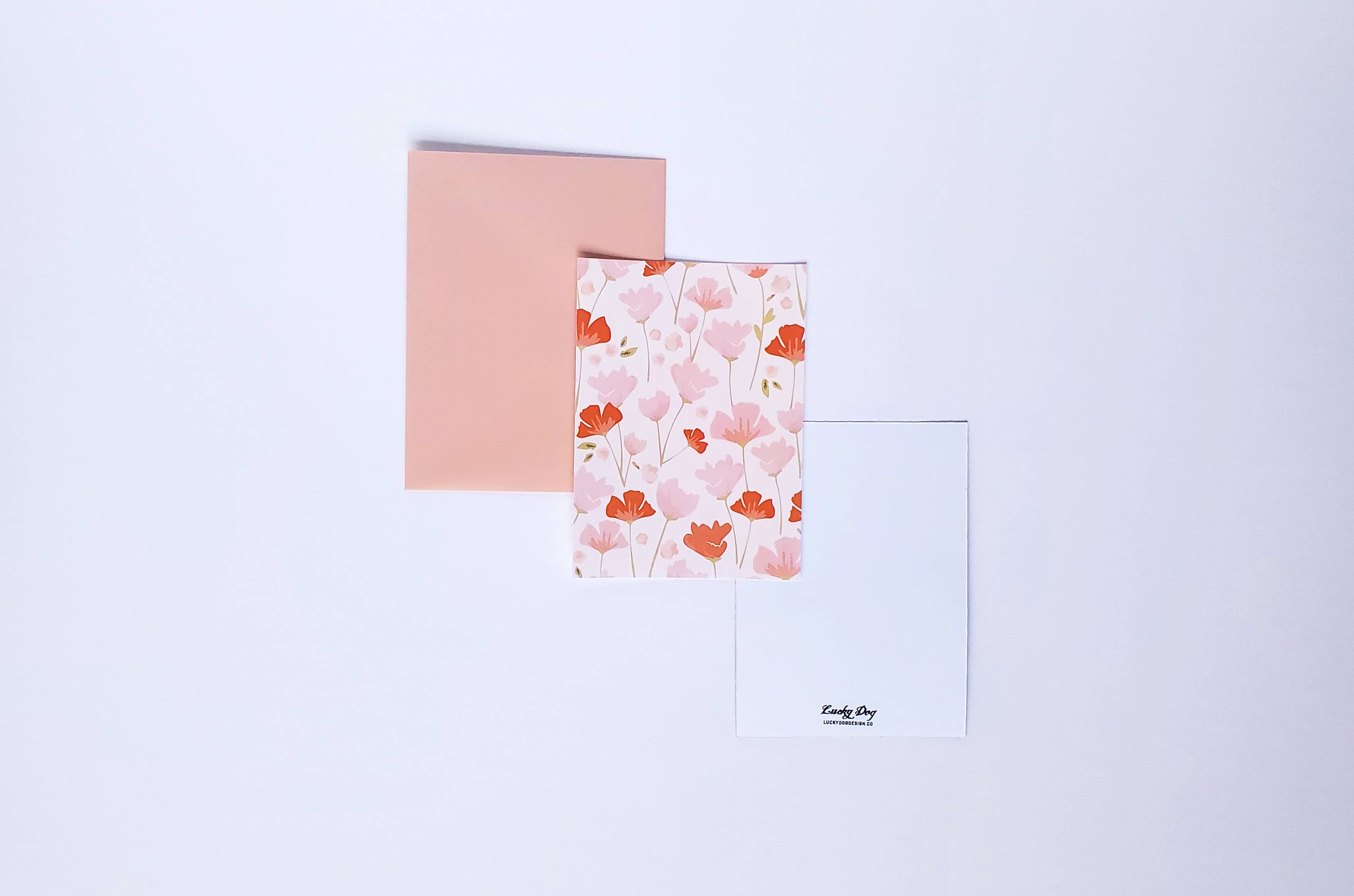 Lucky Dog Design Co. - Wholesale Briefpapier/indexkaartenset - Flower Power Mini-kaartenset (set van 10)7