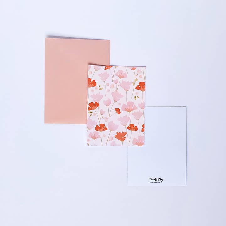 Lucky Dog Design Co. - Wholesale Stationery/Notecard Set - Flower Power Mini Card Set (Set of 10)7