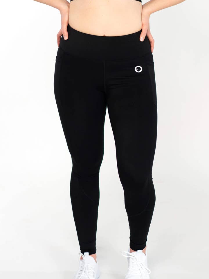 Relax Leggings with Pockets - Black for wholesale by Saint Lyon