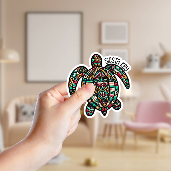 Shoreline Summit - Vendita all'ingrosso Adesivo - Tartaruga Marina Retrò2