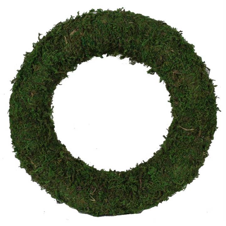 10"W X 1.75" THICK MOSS WREATH for wholesale by Dunn Deals
