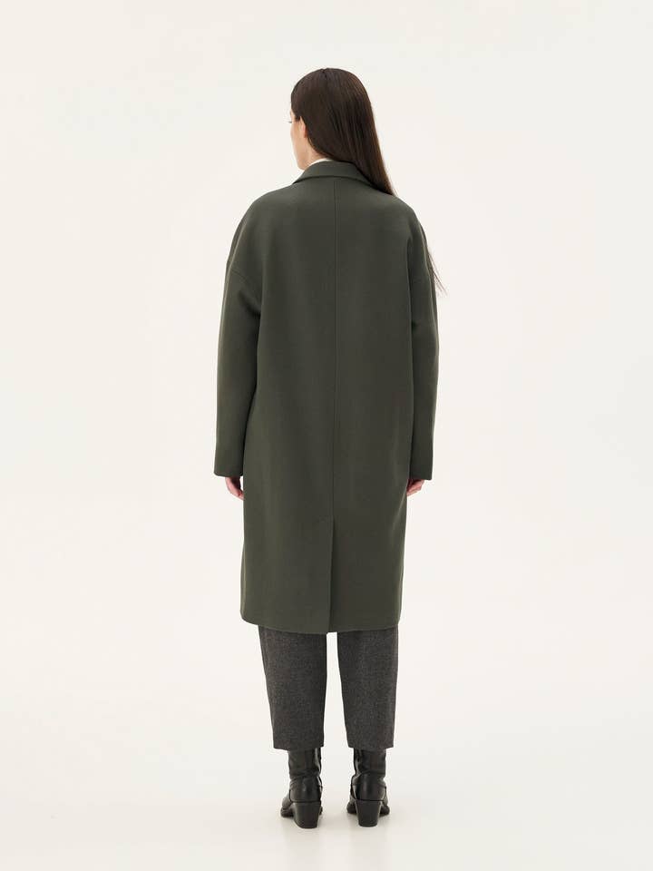 NOYOCO - Wholesale Coat - Women's - Genoa Ash green coat6