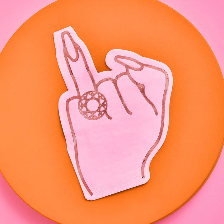 xo, Fetti - Vente Serviettes jetables - Serviettes à cocktail pour enterrement de vie de jeune fille, fournitures de fête prénuptiale3