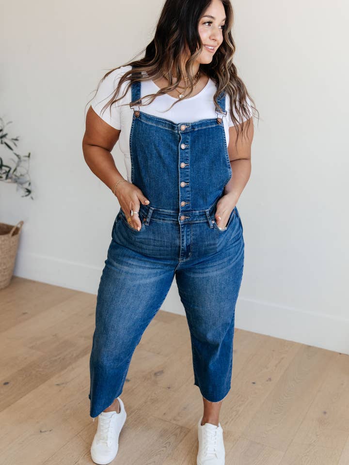 Avenue Wholesale – wholesale Overaller - Dam – Judy Blue Jeansoveraller med hög höjd med breda ben1