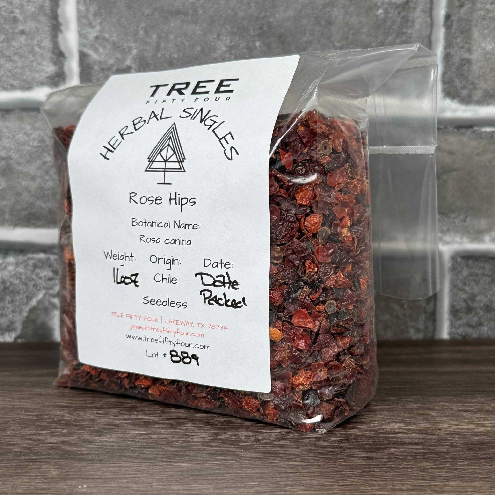 Tree Fifty Four – Engroshandel Krydderurter – Hindbærroser uden kerner | 2 oz - 1 kg | Løs Urter3