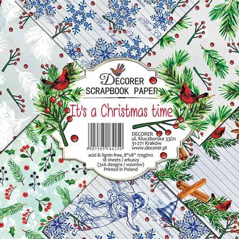 Christmas time - 8'X 8' Scrapbook Paper for wholesale by DECORER