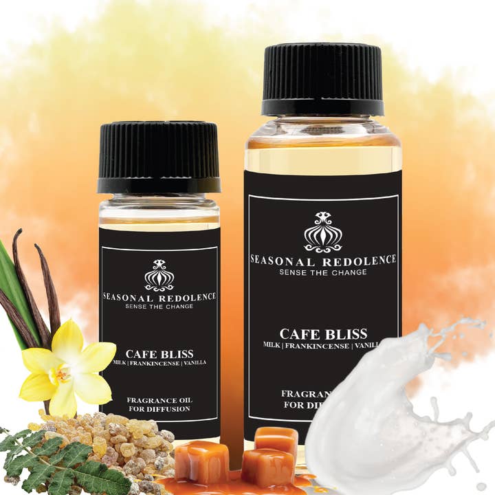 Cafe Bliss Luxury Home Diffuser Scent Oil for wholesale by Seasonal Redolence
