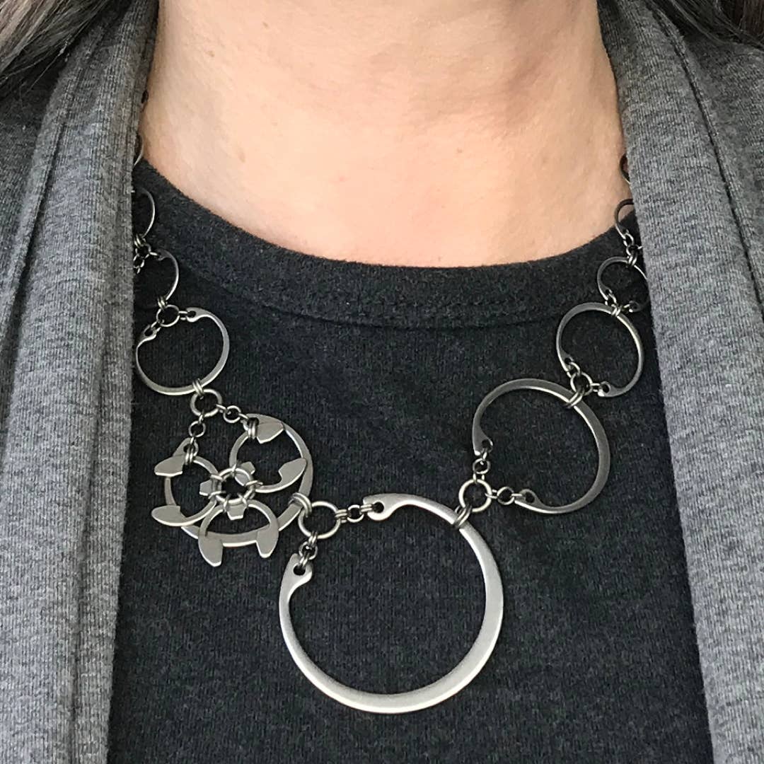 Wraptillion - Wholesale Pendant/Charm Necklace - Rose Window Necklace1