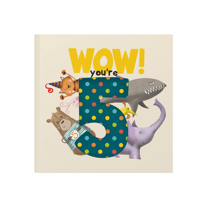 FROM YOU TO ME Gifts – wholesale Birthday card – Wow! You're 5 | Age Card | Age Birthday Cards | Age 58