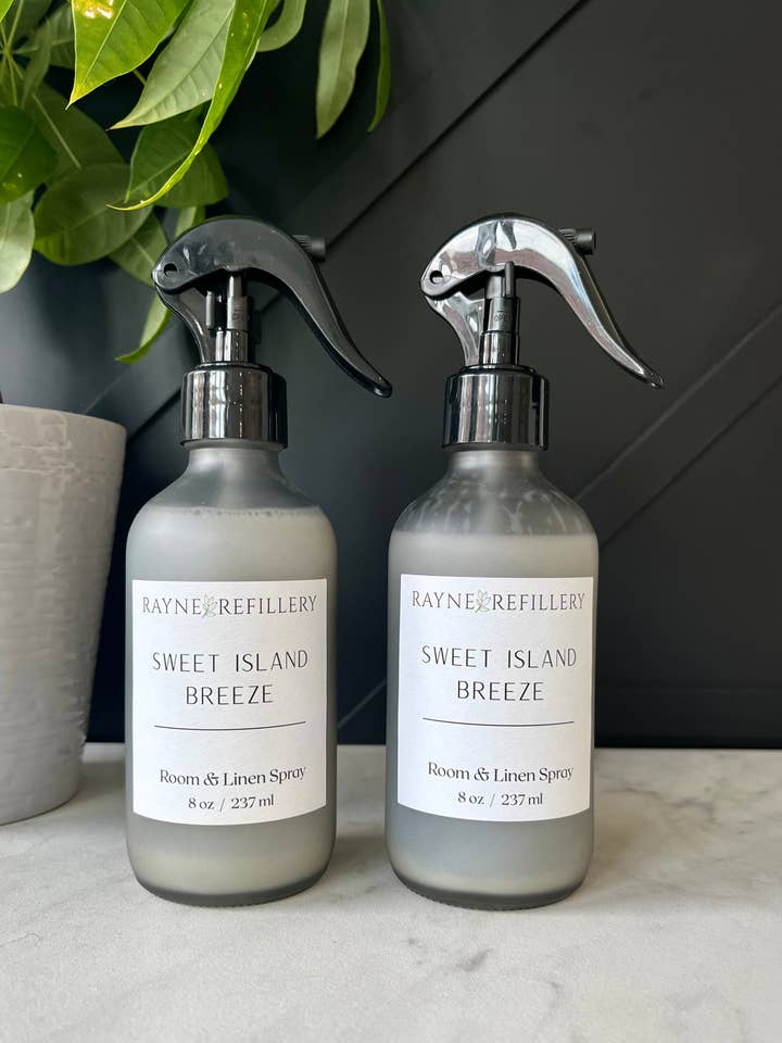Room & Linen Spray - Sweet Island Breeze Tropical Air Freshener for wholesale by Rayne Refillery