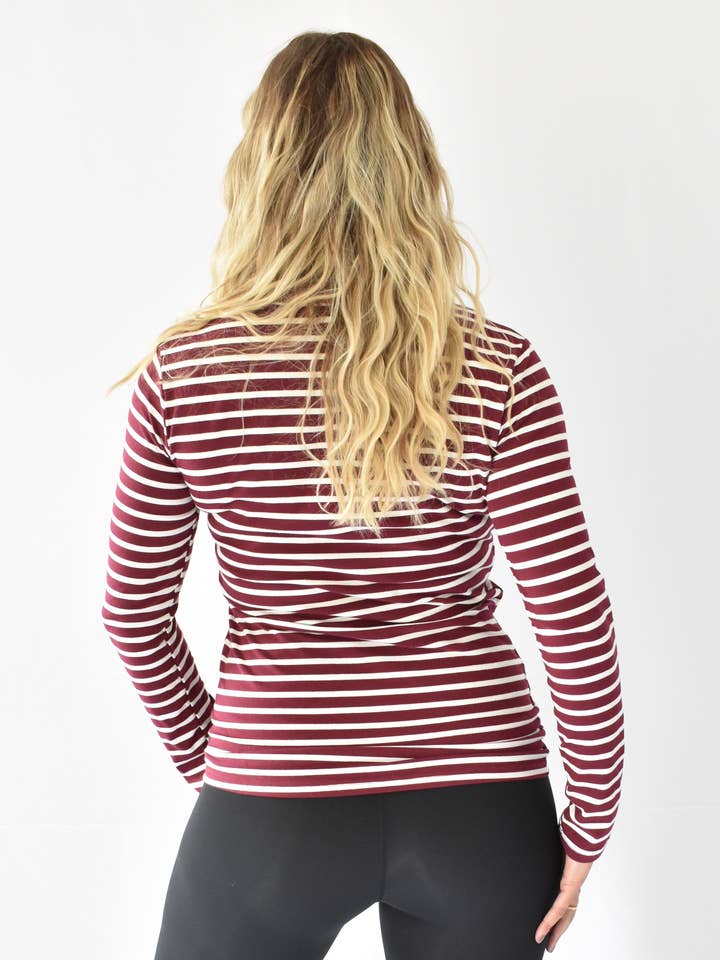 Ella Bella Maternity - Wholesale Top – Maternity - Jenny Long Sleeve Nursing Top8