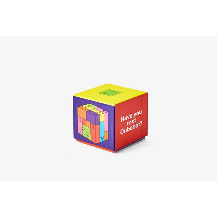 Areaware - Wholesale Wood Toy - Kids - Cubebot Small - Multi3
