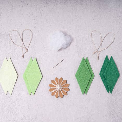 DIY-KIT Diamonds for Christmas Grün für den Großhandel von Bark Beetle Niceties