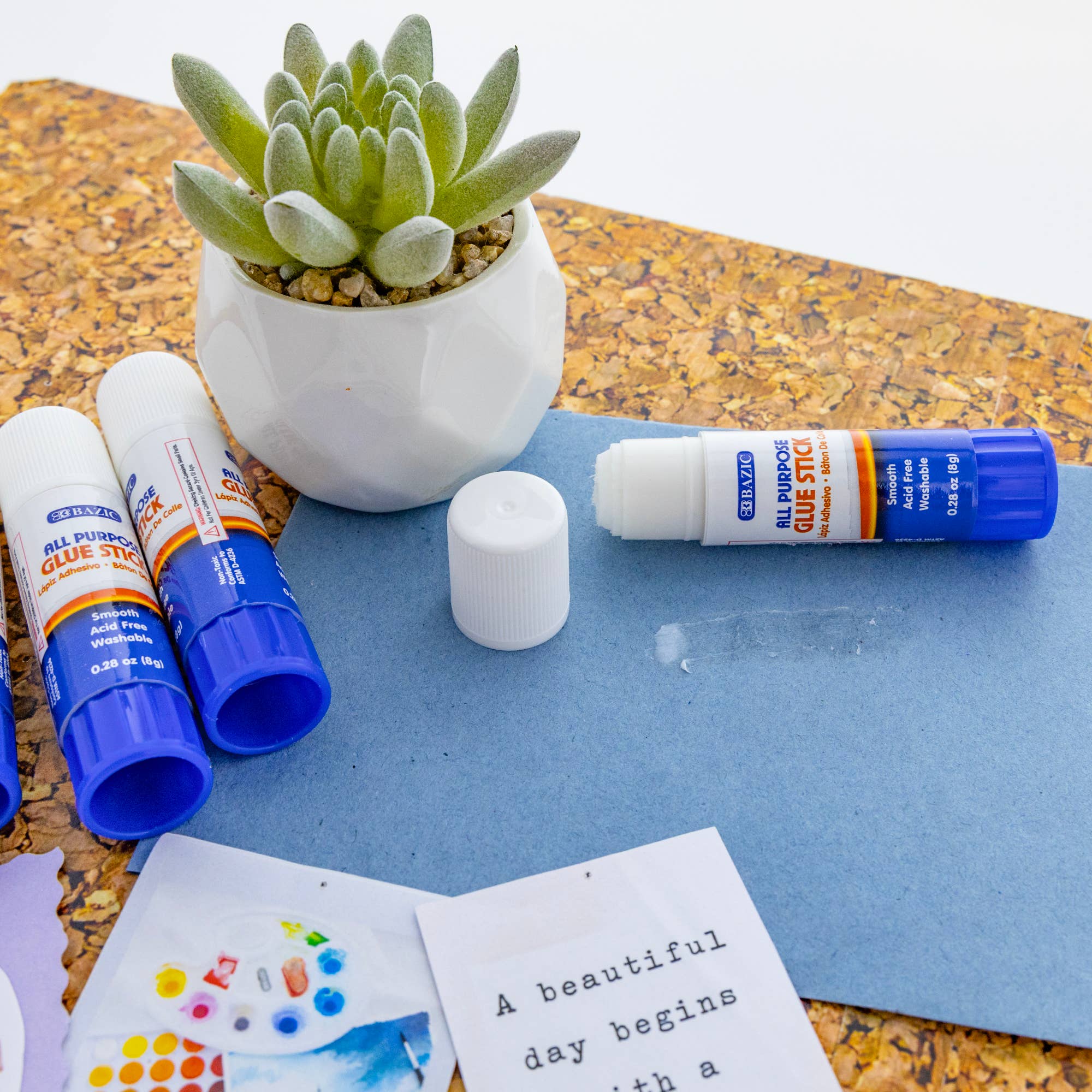 BAZIC Products - Wholesale Glue - Glue Stick Premium Pack 0.28 oz (8g)4