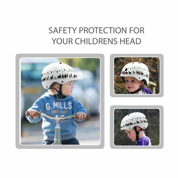 Kiddimoto - Wholesale Bike/Scooter - Kids - Kiddimoto Helmet: Llama Design, Maximum Head Protection