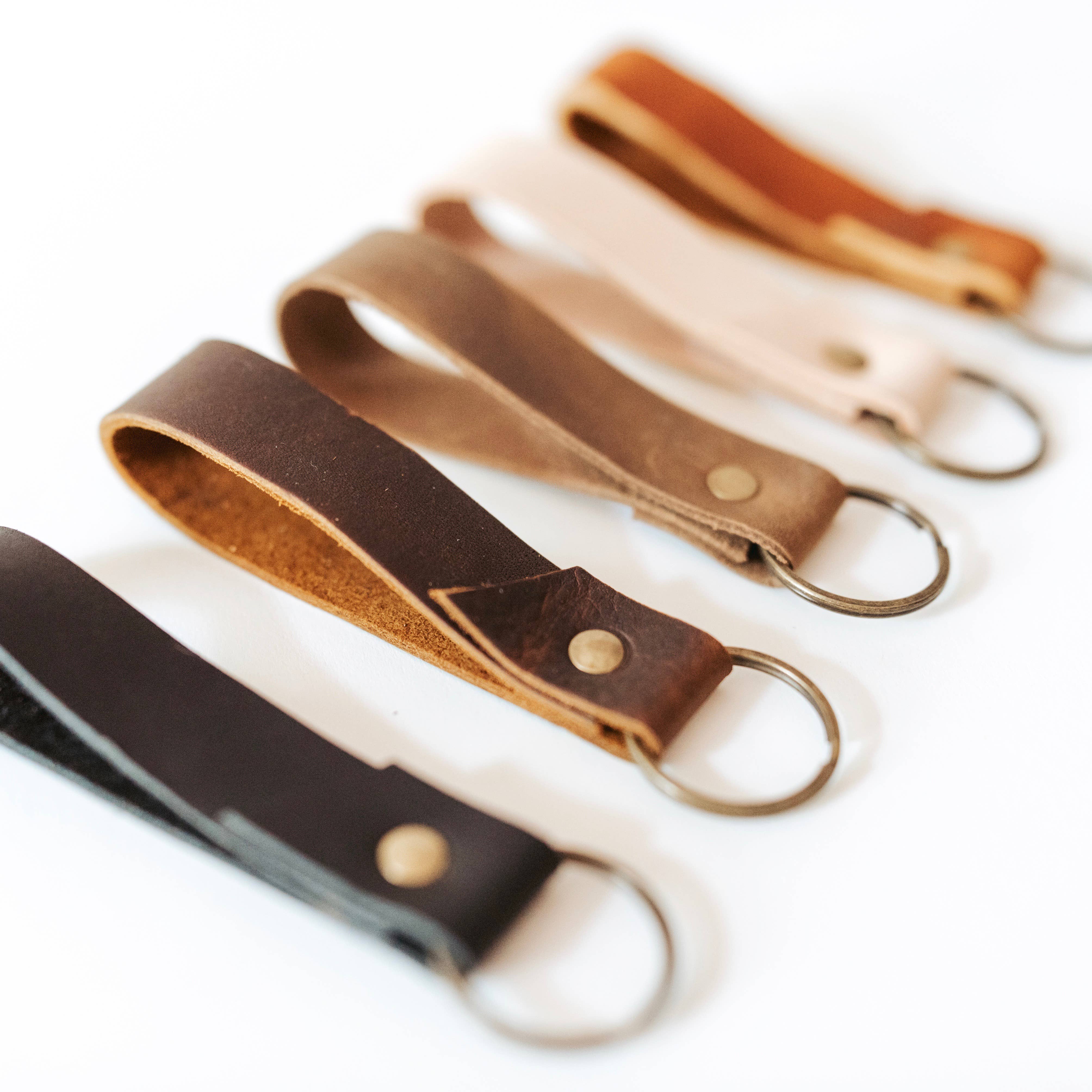 Blu Mountain Co – Engroshandel Nøglering - Unisex – Læder nøglering3