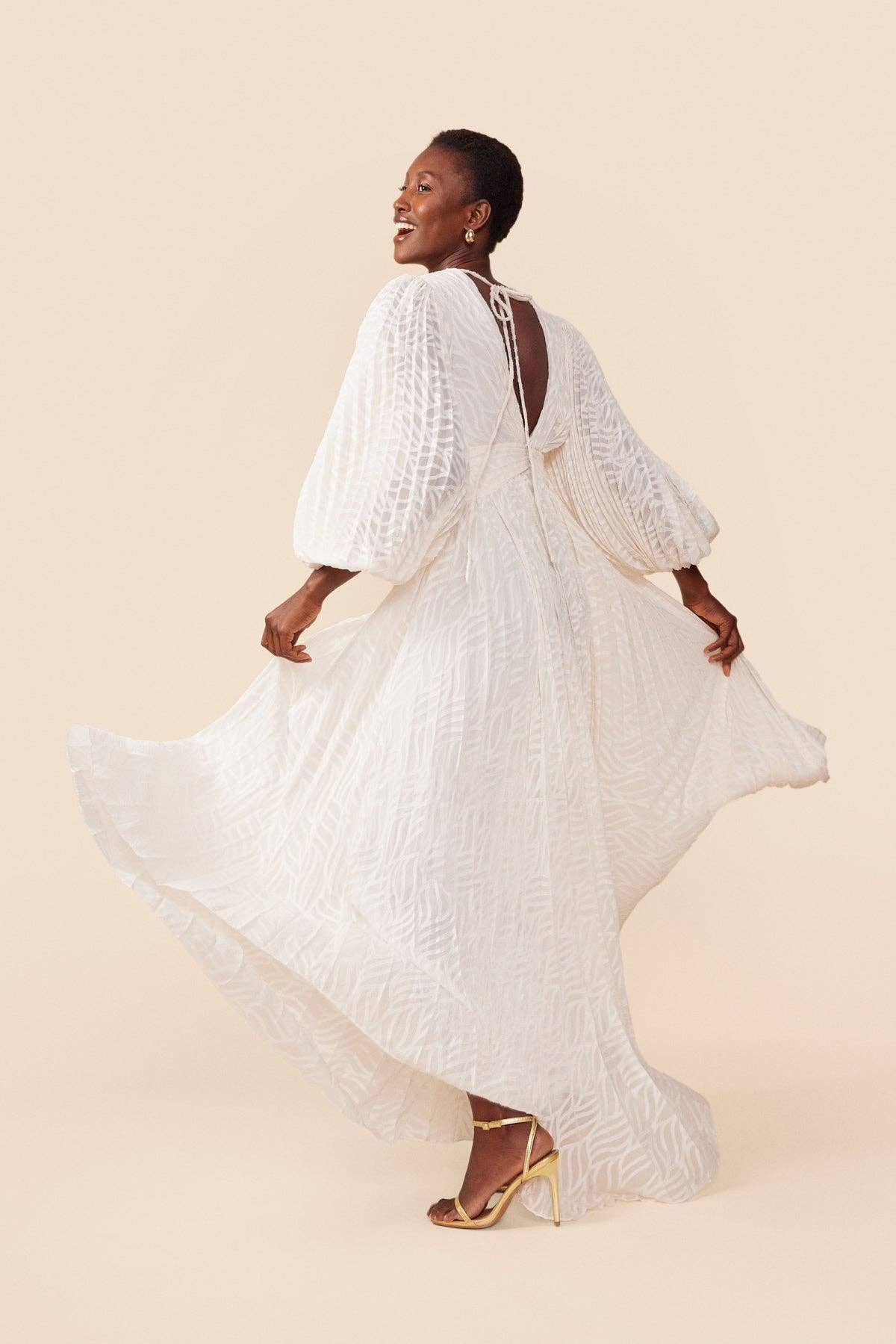 Bruna - Wholesale Dress - Women's - Elsa Cream Dress · Allegory ·3