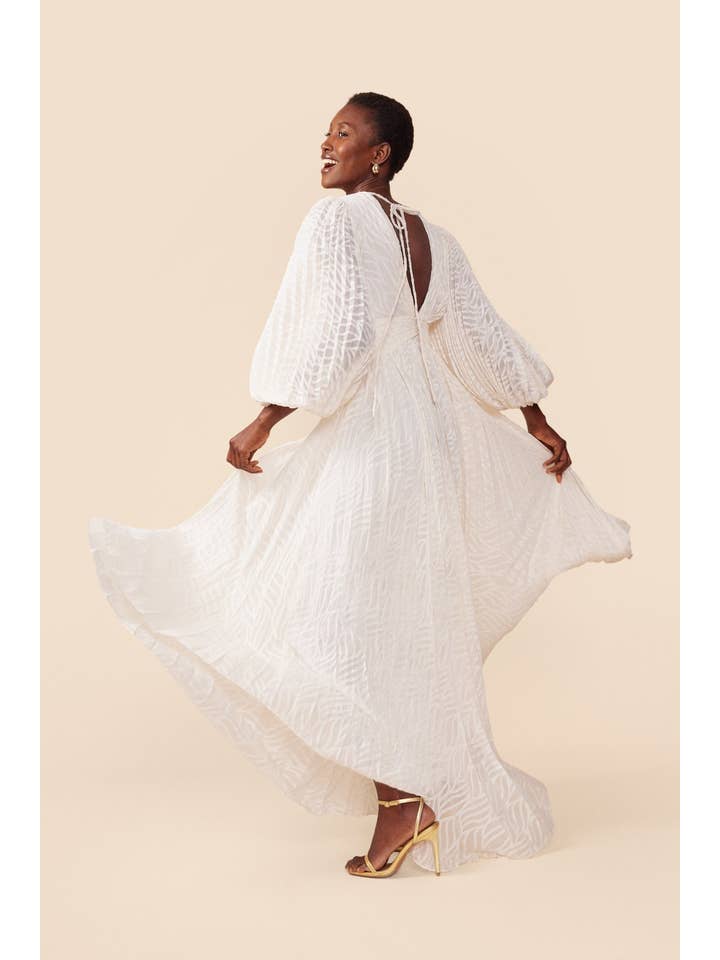 Bruna - Wholesale Dress - Women's - Elsa Cream Dress · Allegory ·3