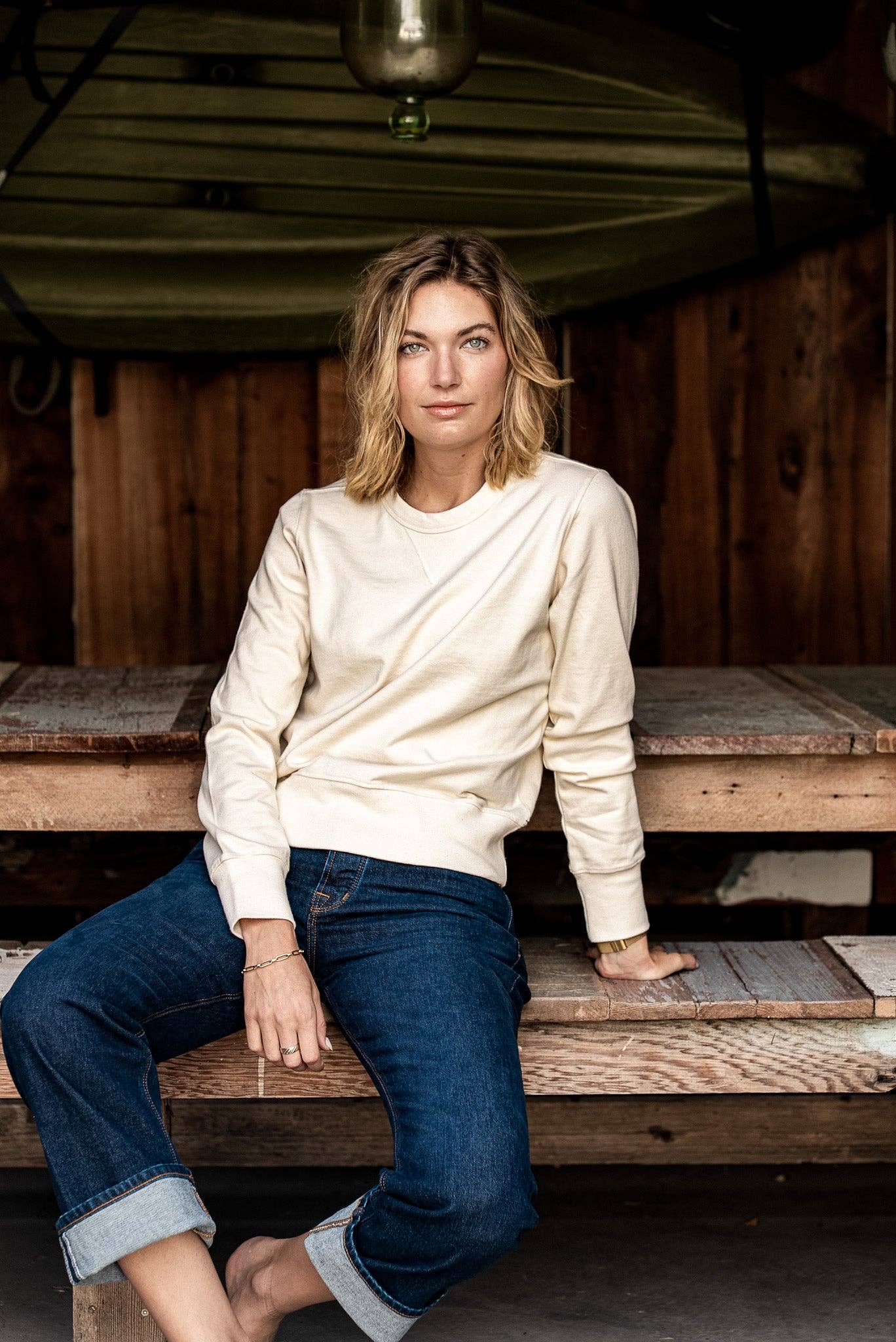 Natural Stinson Pullover | 12oz Rugby Jersey 100% cotton for wholesale on Faire10