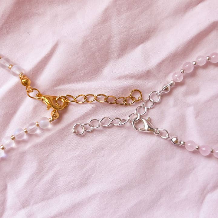 Nevele Official - Wholesale Beaded Bracelet - Rose Quartz Evil Eye Bracelet2