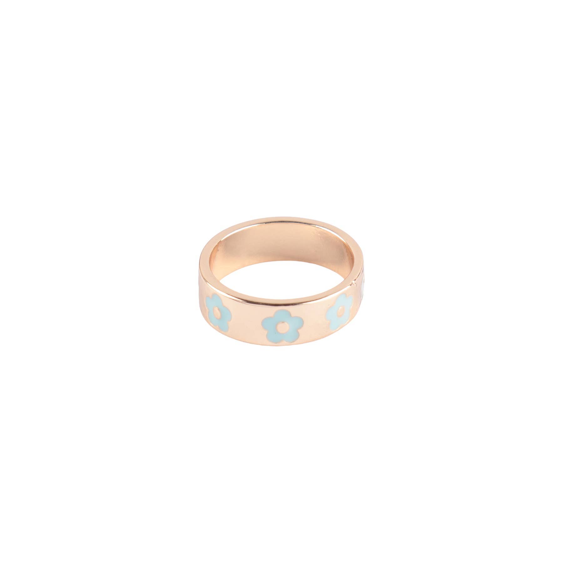 MYS Wholesale Inc - Wholesale Band/Stacked Ring - Epoxy Color Daisy Metal Ring2